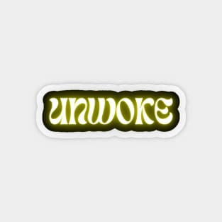 Unwoke Sticker